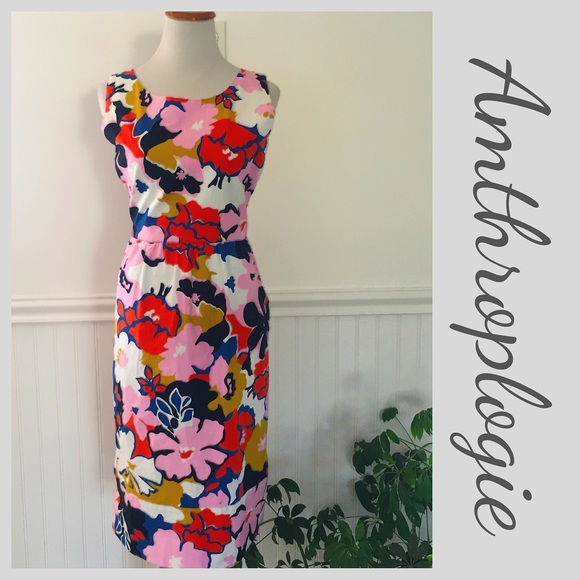 Anthropologie Dresses & Skirts - Anthropologie Whit Two Petal Print Dress NWT SZ8